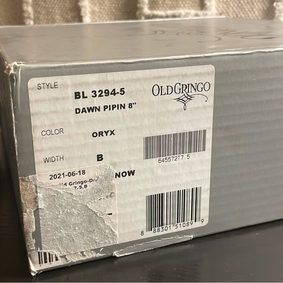 🏍 {PRICE FIRM} OG Dawn Pippin 8” Oryx Aqua Boots ~ Usado Snow - Picture 11 of 13